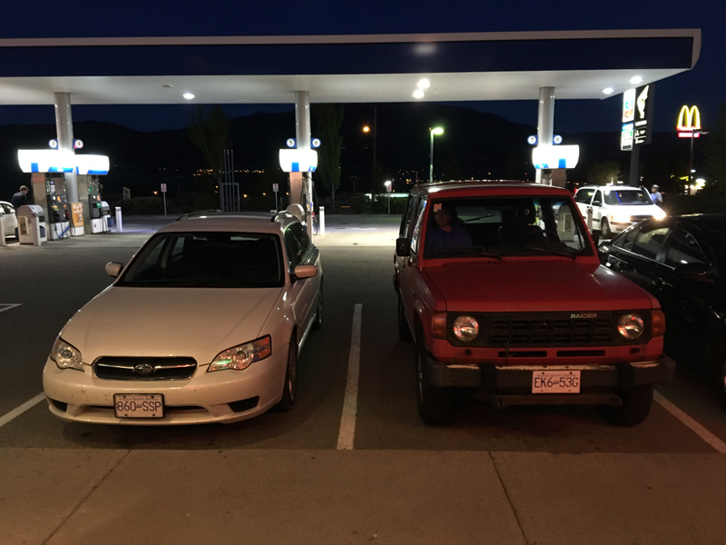 My two Japanese vehicles with 4 driven wheels